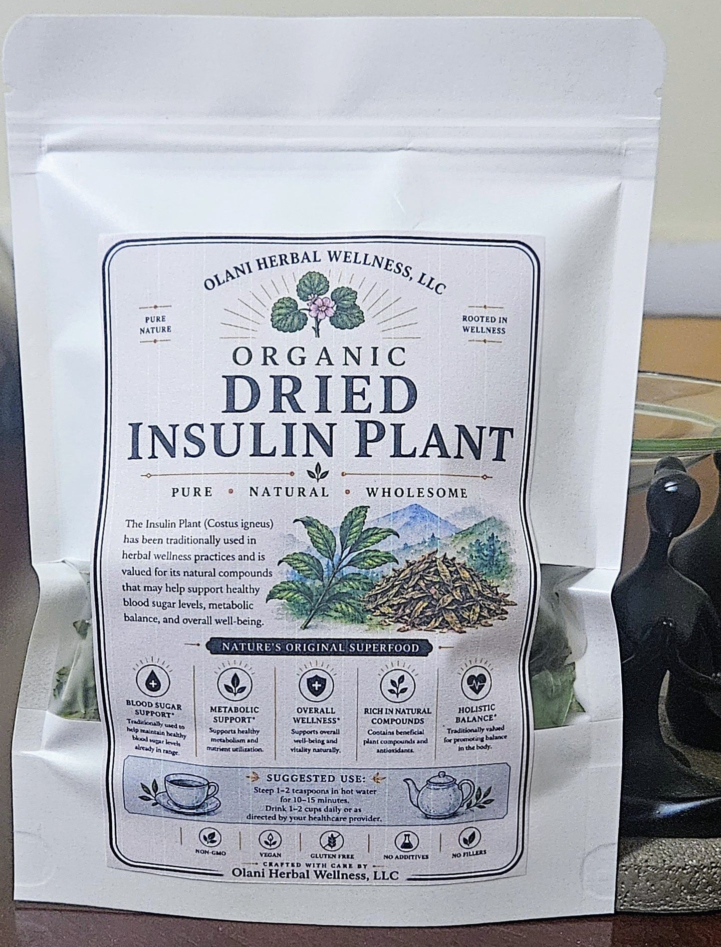 Organic Dried Insulin Plant