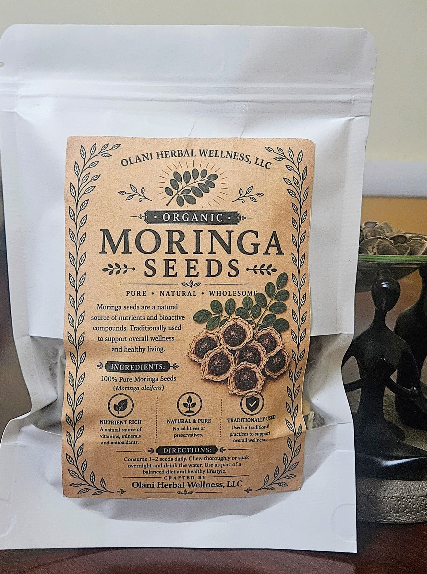 Organic Moringa Seeds