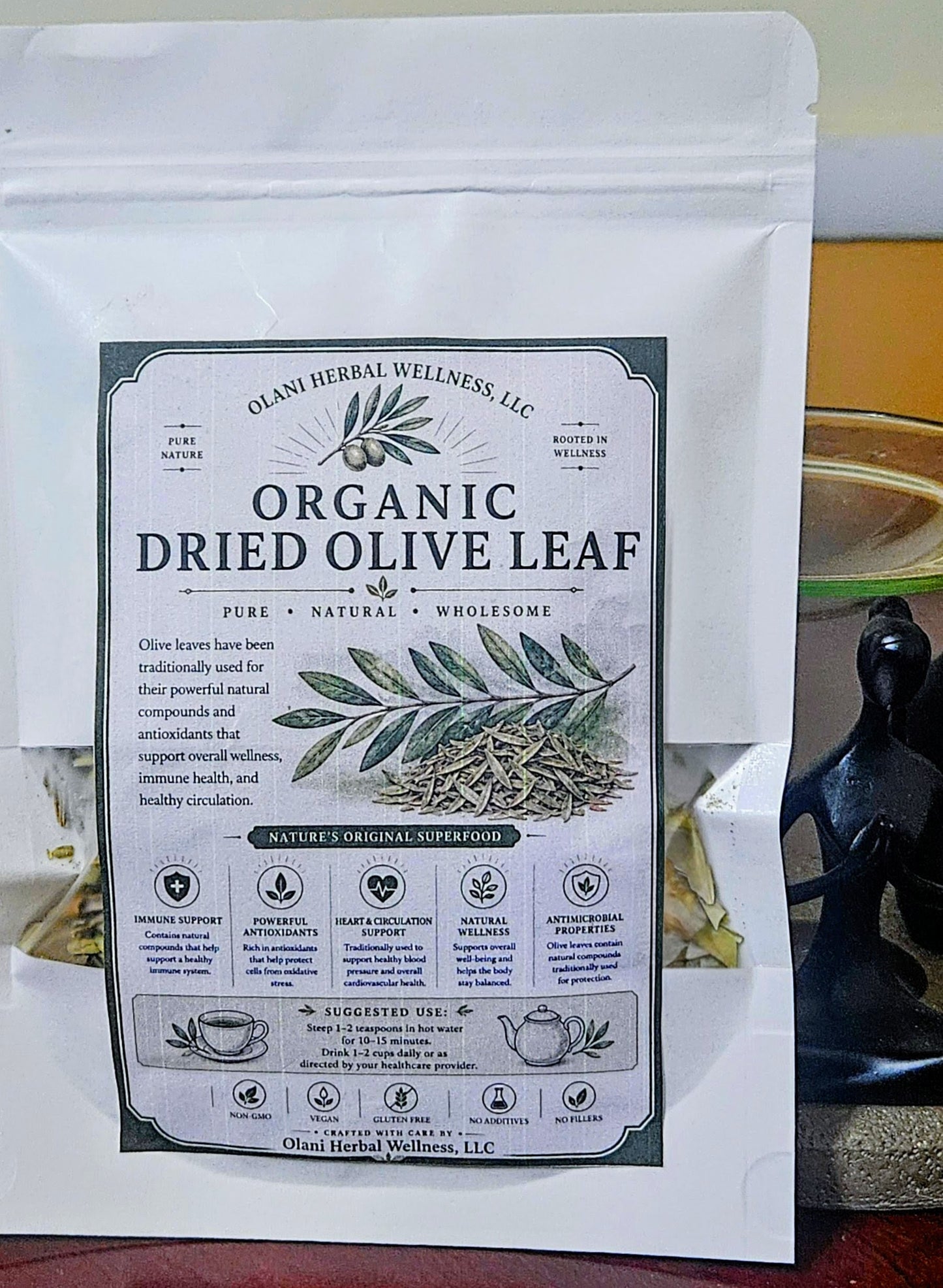 Organic Dried Olive Leaf